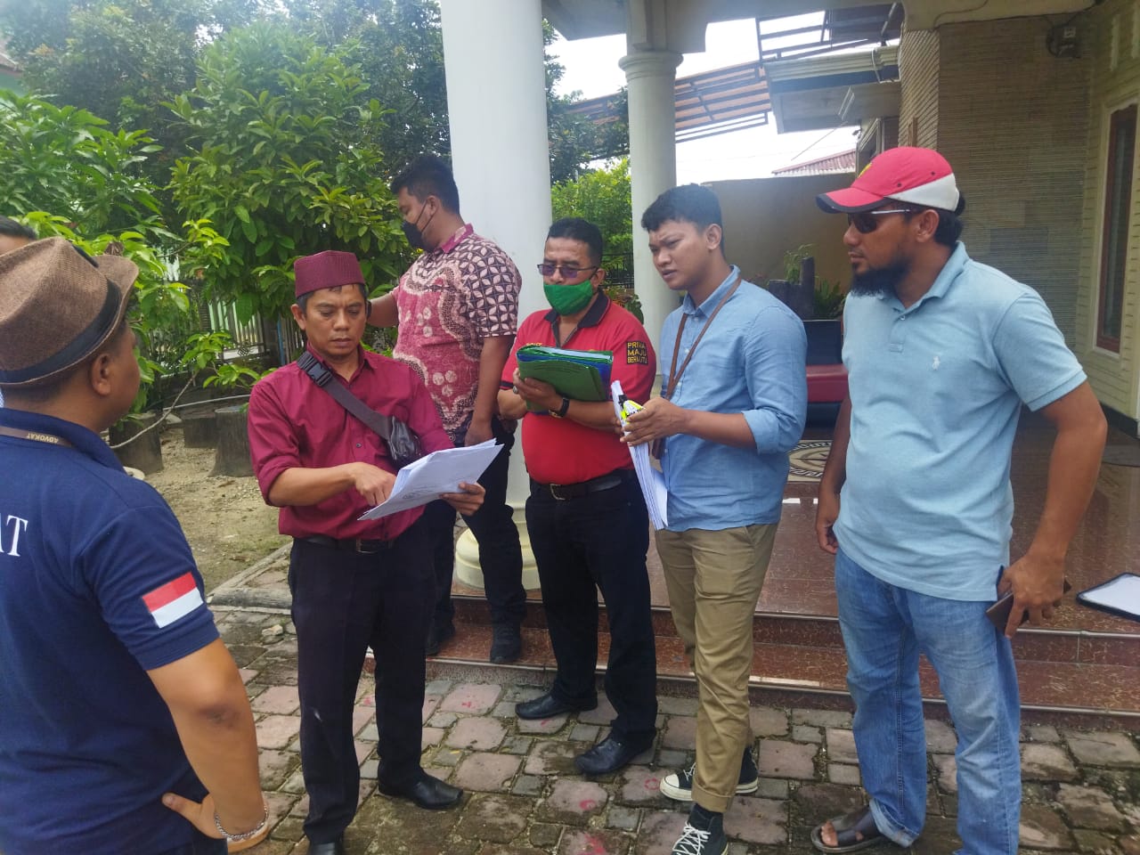 PN Bengkalis Gelar PS atas Perlawanan Terkait Kepemlikan Lahan di Jalan Anggur Merah Air Jamban