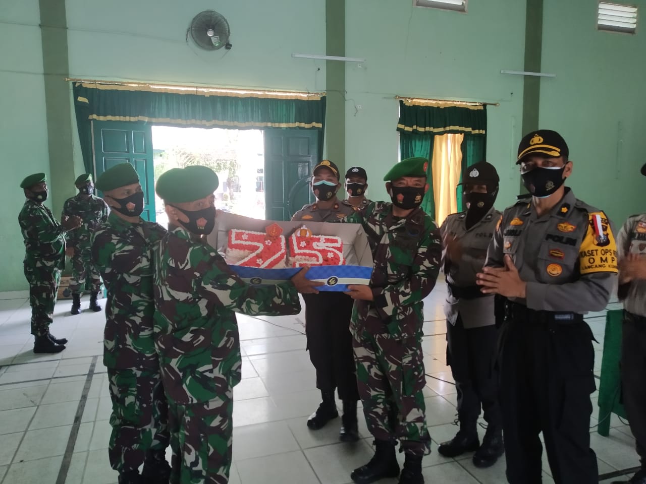 Kejutan Polres Dumai Untuk TNI