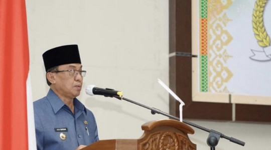 Rapat Paripurna Ke-3 Masa Persidangan 1 Tahun 2021, Bupati Wardan Sampaikan Pidato Pengantar LKPJ