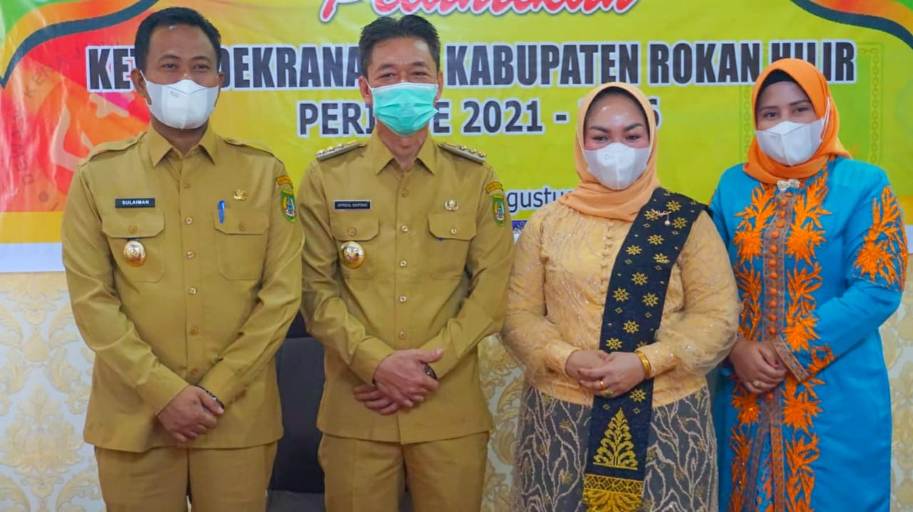 Sanimar Afrizal Resmi Dilantik Jadi Ketua Dekranasda Rokan Hilir