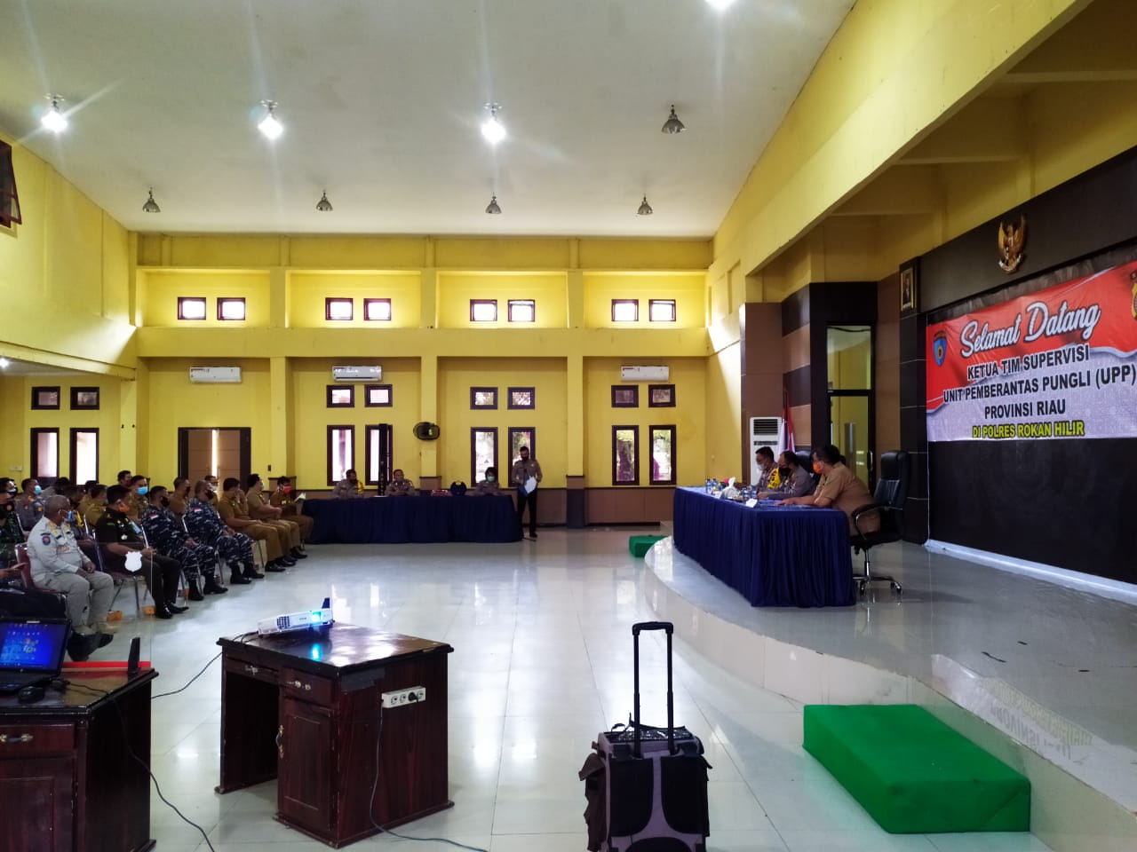 Tingkatkan Kinerja Tim Saber Pungli,UPP Provinsi Riau lakukan Supervisi Di Polres Rohil