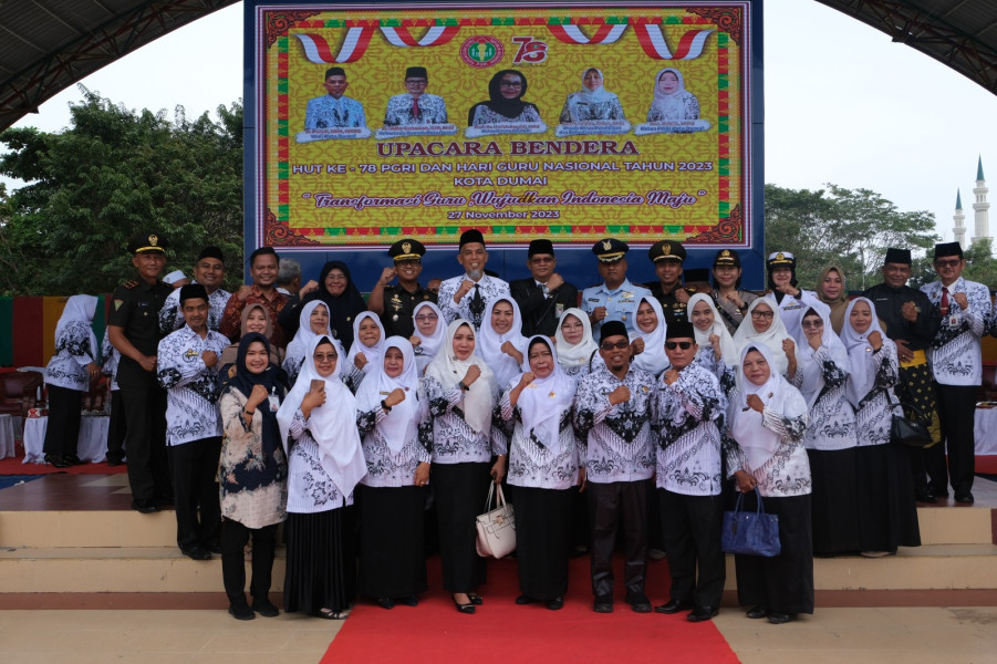 Dandim 0320/Dumai Ucapkan Selamat HUT PGRI Yang ke 78