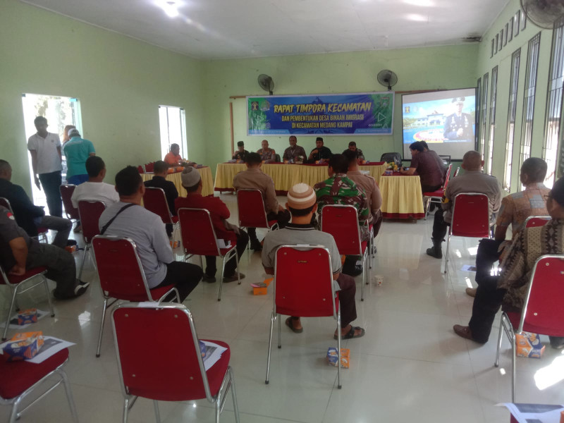 Anggota Pos Ramil 02 Hadiri Rapat Pembentukan Desa Binaan Imigrasi