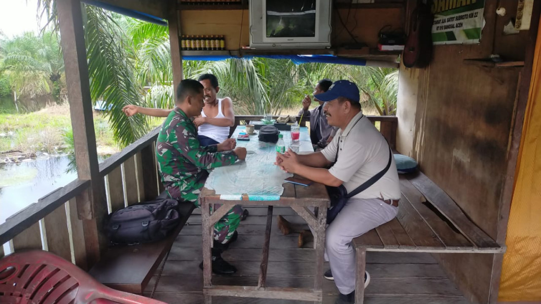 Babinsa Koramil 03/SS Gencar Lakukan Komsos Untuk Cegah Kejahatan