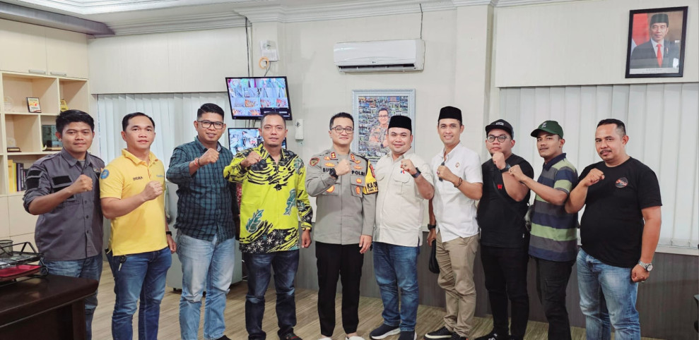 Polres Inhil Bahas Kondusifitas Masyarakat Bersama Insan Pers