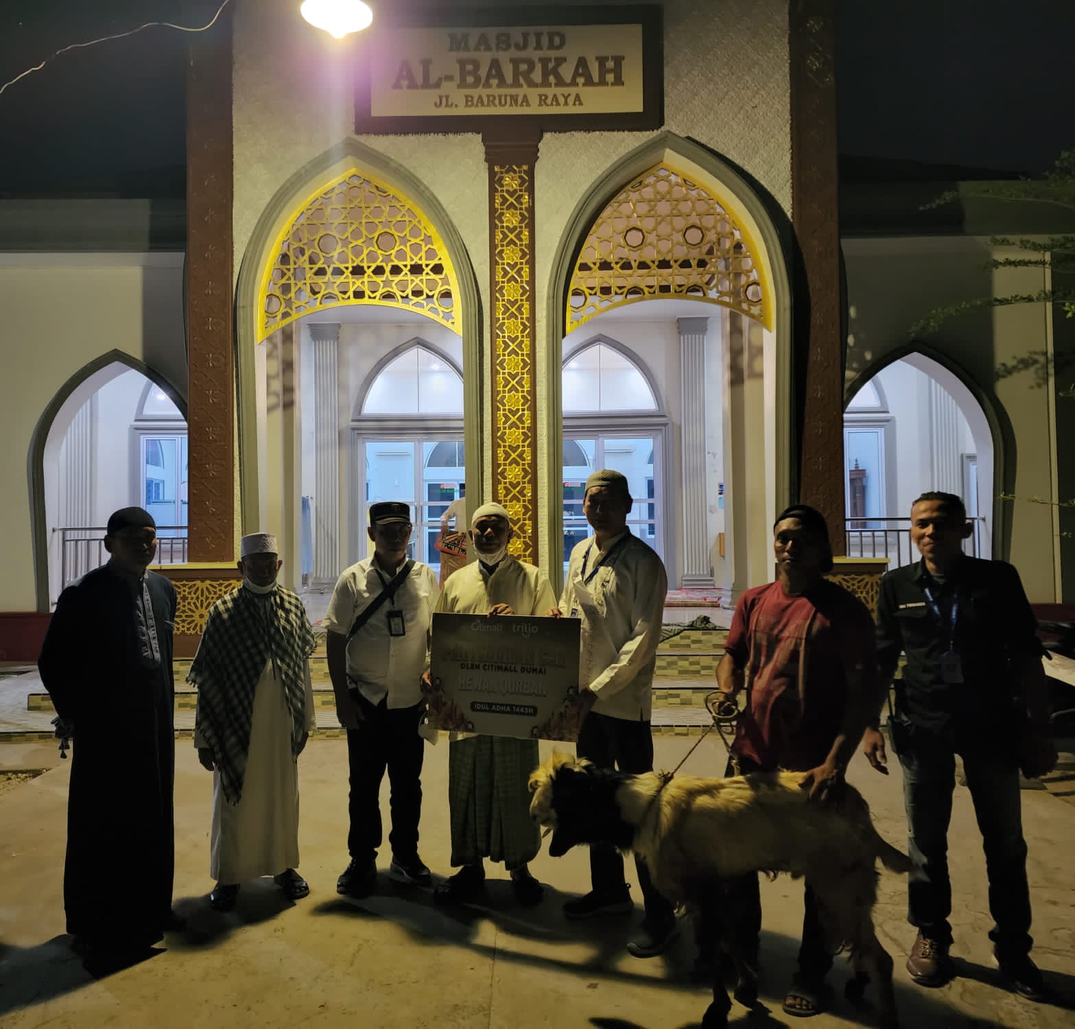 Rayakan Idul Adha 1443 H, Citimall Dumai Salurkan Hewan Qurban