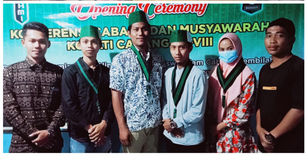 Ahmad Fauzi Terpilih sebagai Ketua Umum HMI Cabang Tembilahan Periode 2021-2022
