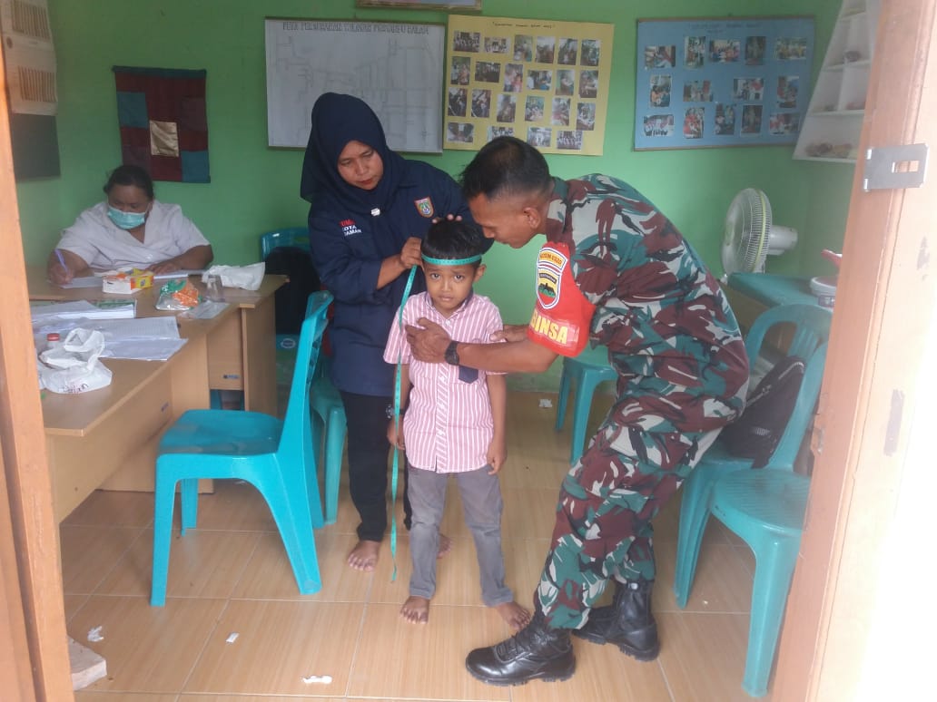 Serda Nono Dampingi Kegiatan Posyandu
