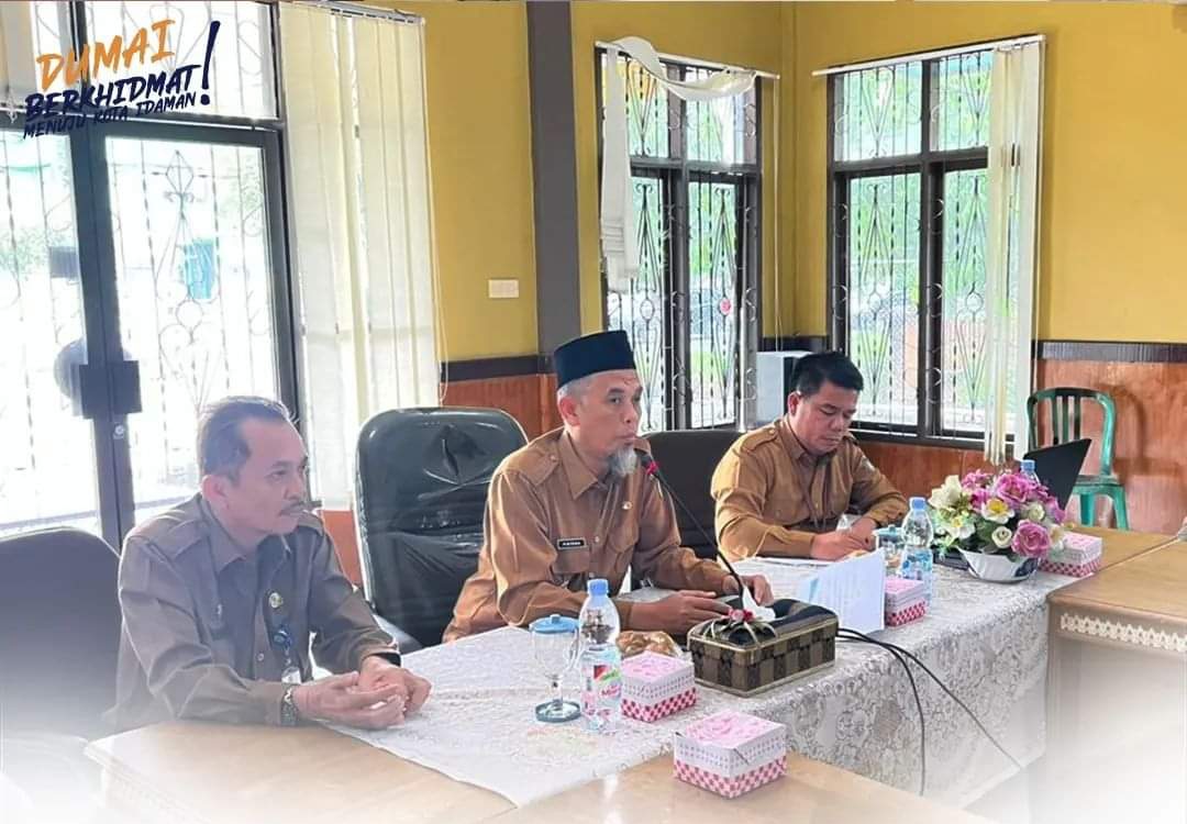 Wako Dumai Pimpinan Rapat Pemindahan Pasar Ikan Bundaran