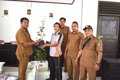 Pemdes Pancur Jaya, Berikan Bantuan Ketahanan Pangan Kepada 24 Dasawisma