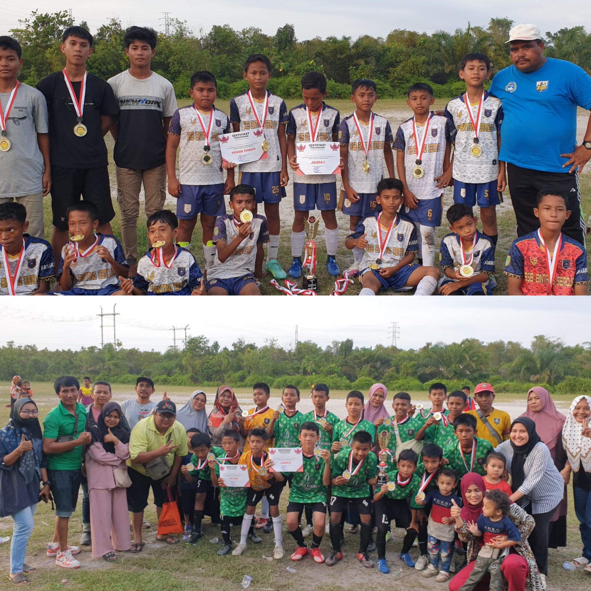 Kalahkan Persekat Lewat Adu Pinalti, Bintang Seroja Juara Turnamen U-13 Dumai Putra Cup