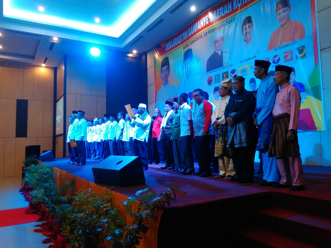 Deklarasi TKD Jokowi – Ma'ruf Amin di Kota Dumai