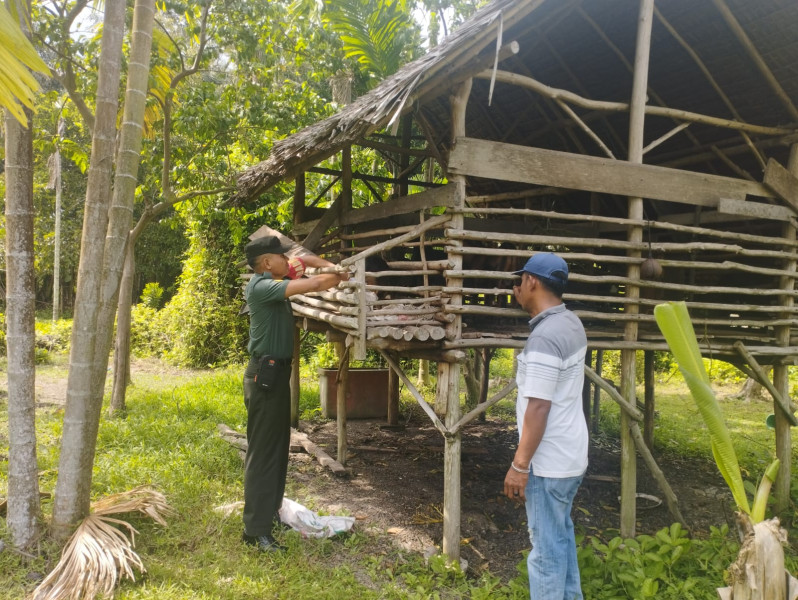 Serka Eri Cek Desa Binaan Untuk Mencegah PMK