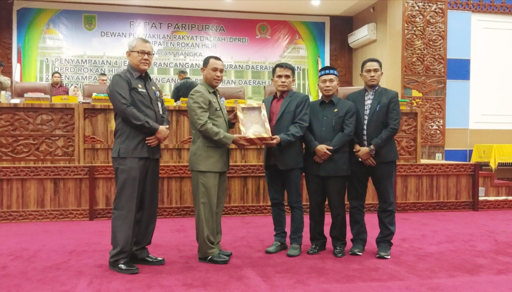 DPRD Rokan Hilir Gelar Rapat Paripurna Jawaban Bupati Atas Pandangan Umum Fraksi-Fraksi