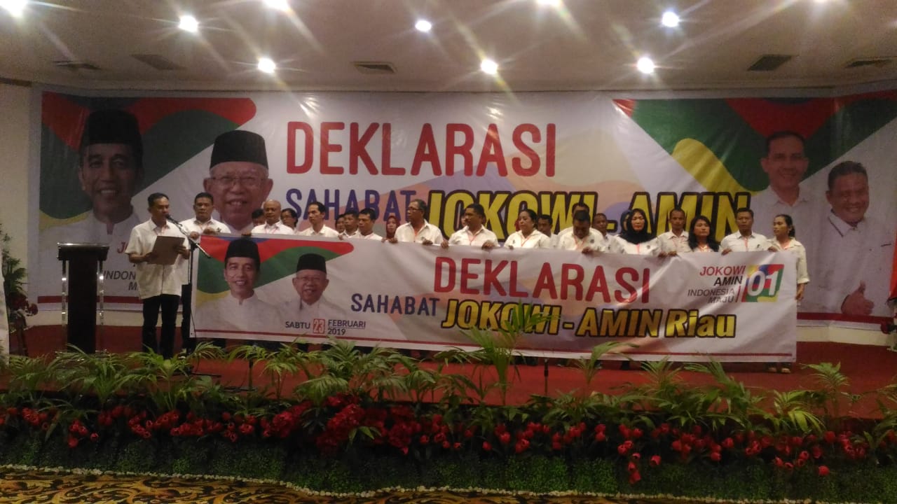 Siap Tangkis Fitnah, Deklarasi Sahabat Jokowi-Amin Ma'aruf