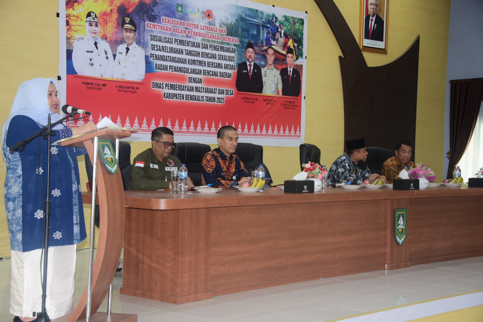 Bupati Kasmarni Buka Sosialisasi Pembentukan dan Pengembangan Desa Tangguh Bencana