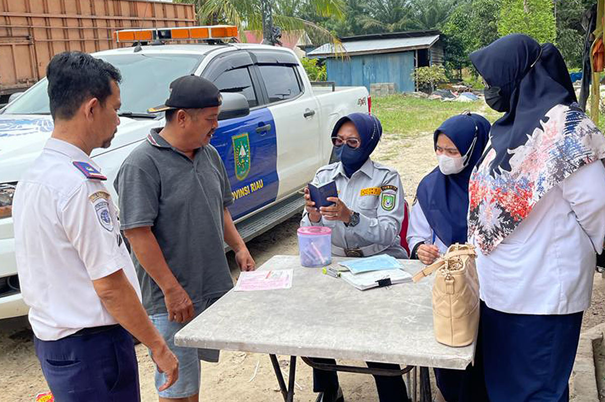Dishub Dumai dan Riau Lakukan Operasi Penertiban dan Pengawasan Kendaraan Angkutan Barang