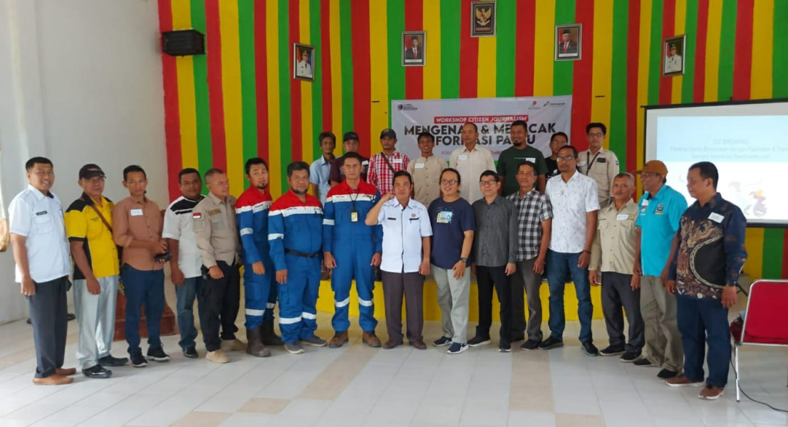 AJI Pekanbaru dan PHR Gelar Workshop Identifikasi Hoaks Bagi Wartawan Rokan Hilir