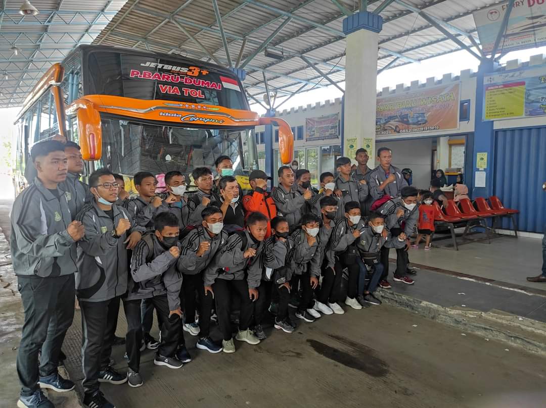 Tim Kejurda Sepakbola Dumai U-14 Berangkat ke Pekanbaru