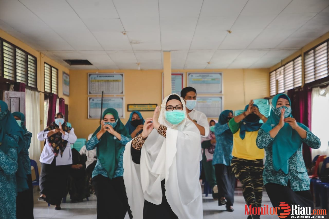 Cegah Covid-19, TP PKK Dumai Turut Kampanyekan CTPS di 7 Kecamatan