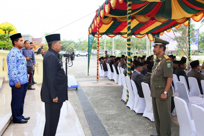 Pidato Menusuk Wakil Bupati Siak di Hari Ulang Tahun Satpol PP