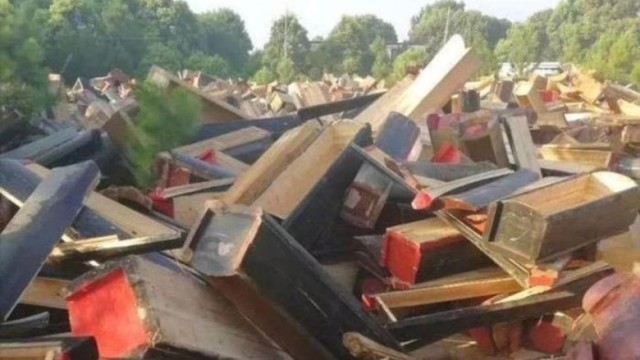 Kebijakan Nol Penguburan, Otoritas di Pedesaan China Sita Ribuan Peti Mati