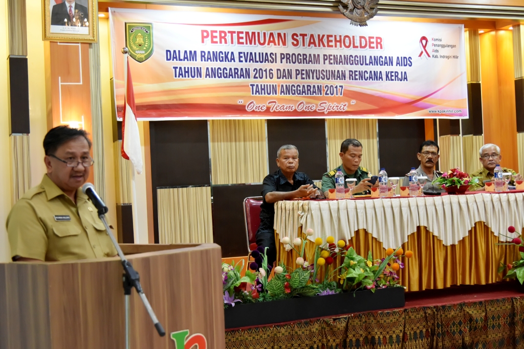 KPA Inhil Evaluasi Program Penanggulangan Aids