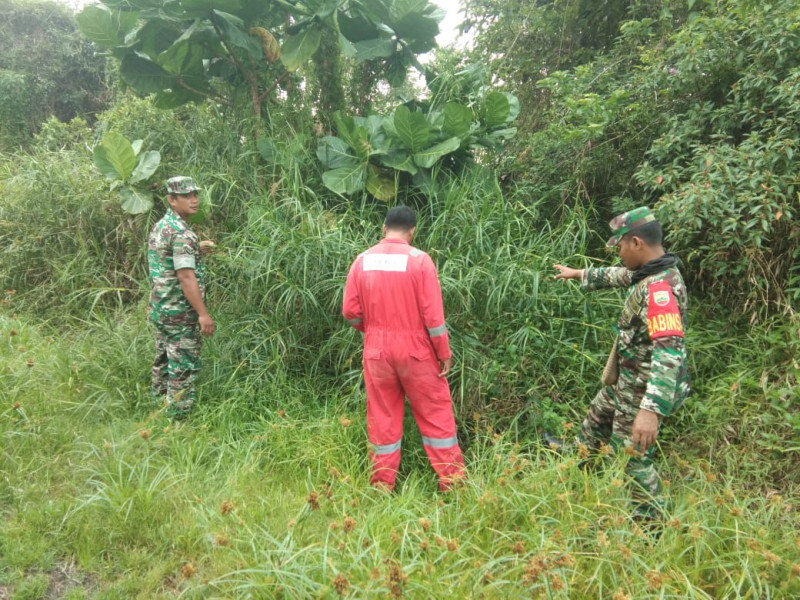 Serda K.Sinaga Cek Wilayah Binaannya Cegah Karhutla