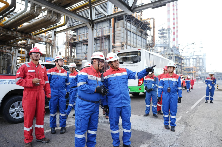 Kunjungi kilang Dumai, Direktur Keuangan PT KPI Apresiasi Program GHK dan MCD