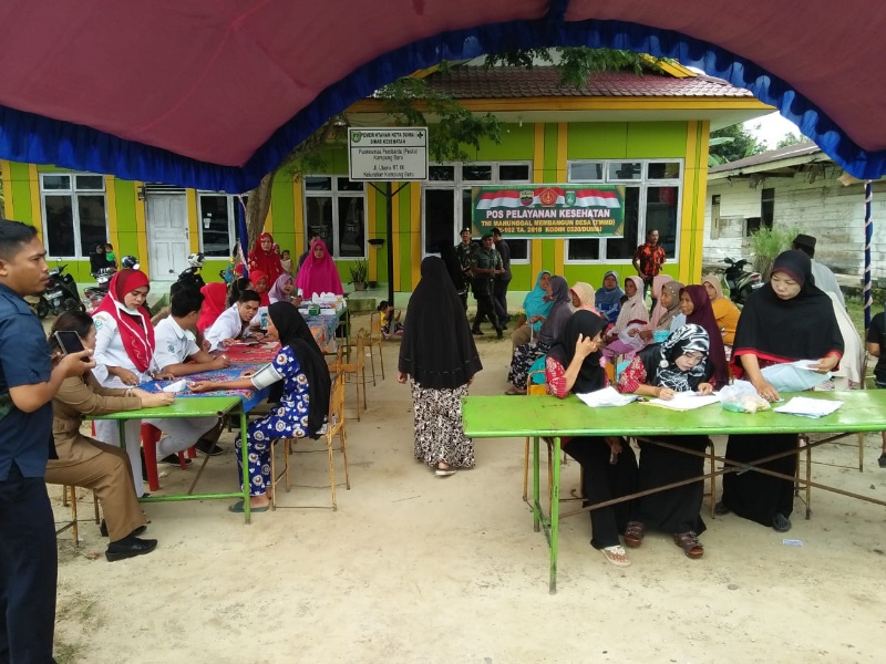 Satgas TMMD taja Pengobatan Massal saat Upacara Penutupan