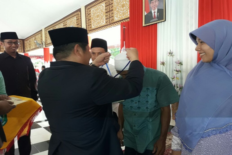Bupati Lepas 5 dai Perbatasan Dewan Dakwah Kabupaten Bengkalis