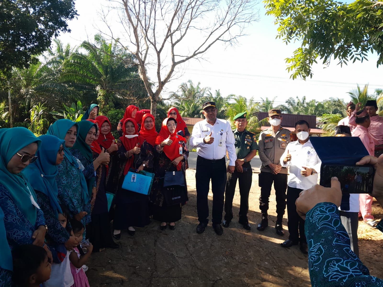 Danramil PWk 04 Hadiri Giat Penilaian HKG