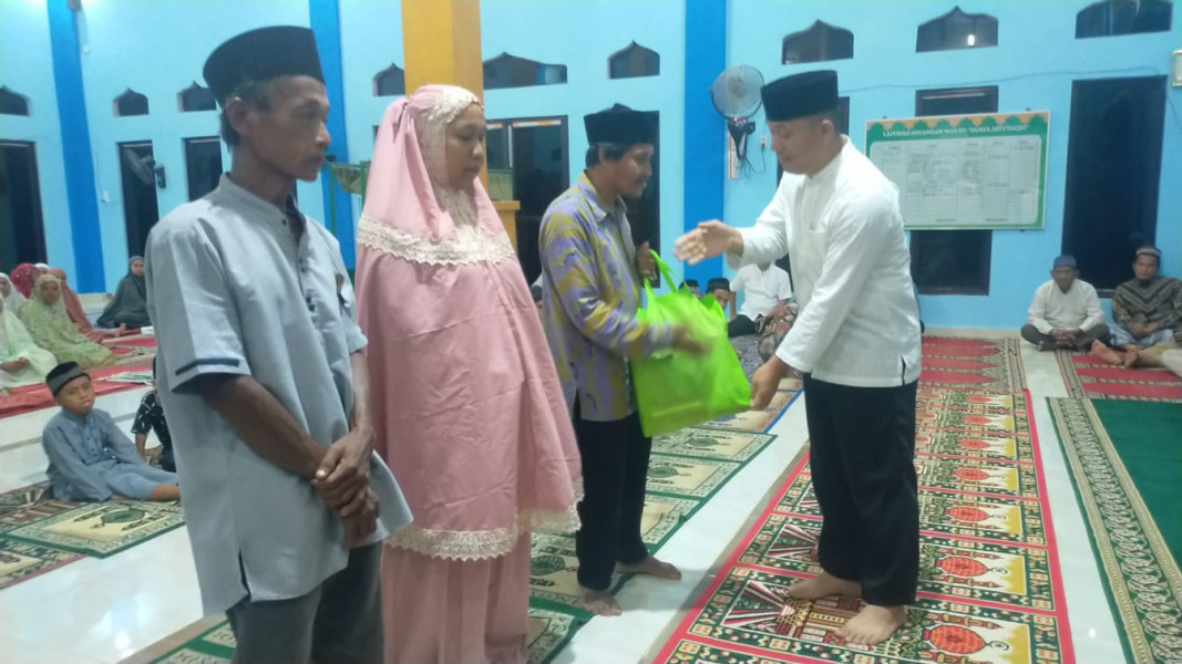Di Masjid Nurul Muttaqin, Danramil 02 Laksanakan Giat Safari Ramadhan
