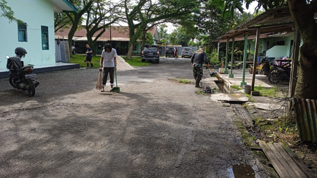 Gotong Royong Mako, Dandim 0320/Dumai Bangga Dengan Semangat Prajurit
