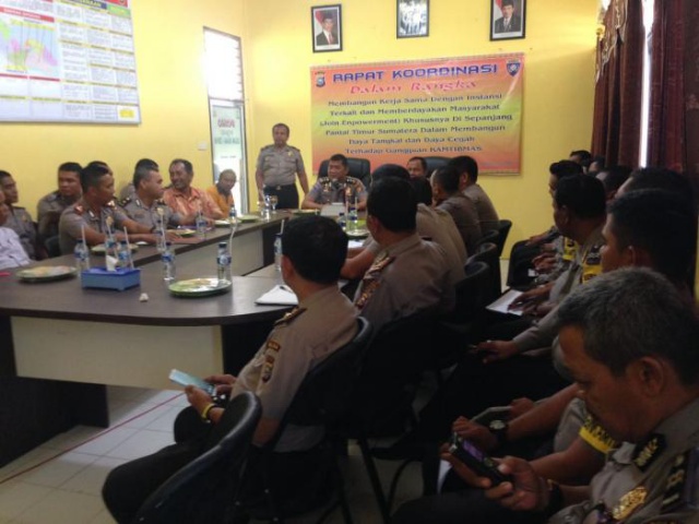 Dit Binmas Polda Riau dan Polres Kepulauan Meranti Gelar Rakor Bahas Kamtibmas