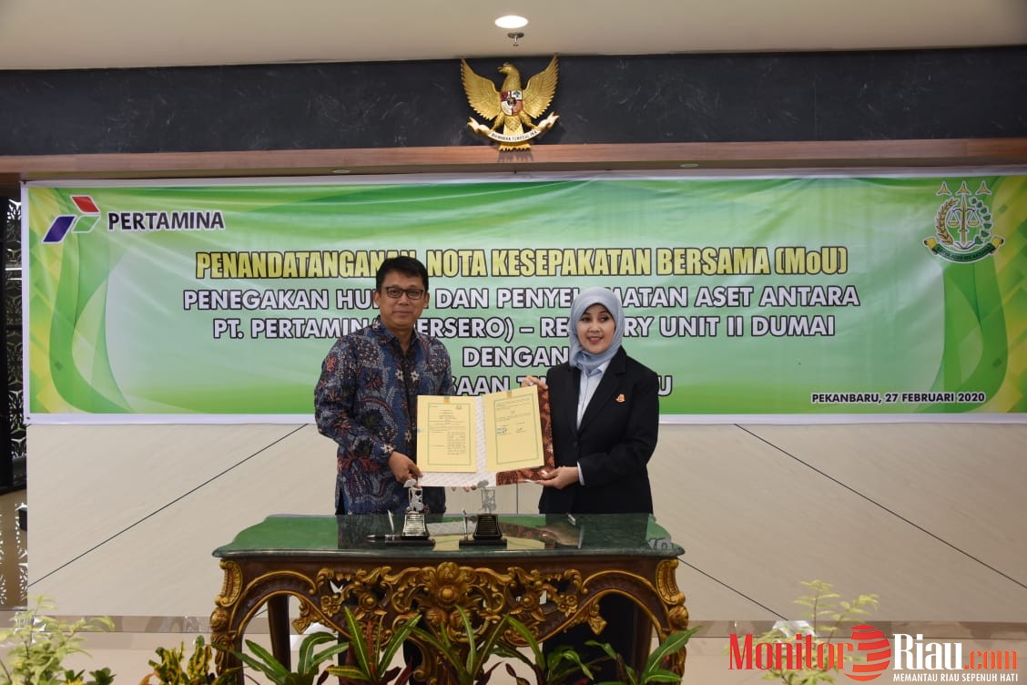 Pertamina dan Kejaksaan Tinggi Riau Teken MoU