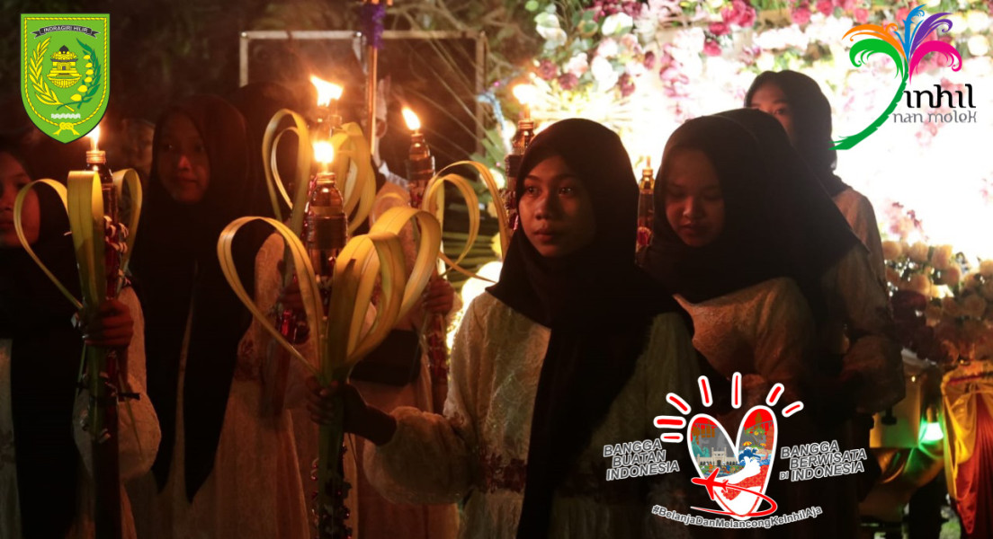 Festival Budaya Pagarakan Pengantin Sahur di Desa Pulau Palas Tembilahan Hulu