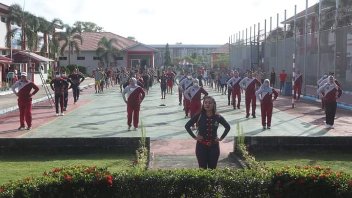 Lapas Narkotika Adakan Senam Bersama