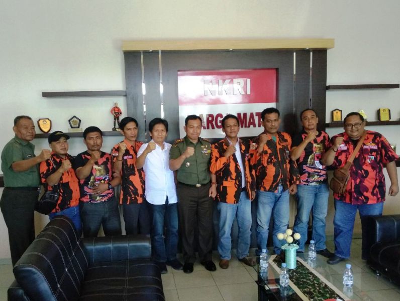 Pengurus PAC Pemuda Pancasila Dumai Timur Gelar Audiensi dengan Dandim 0320/Dumai