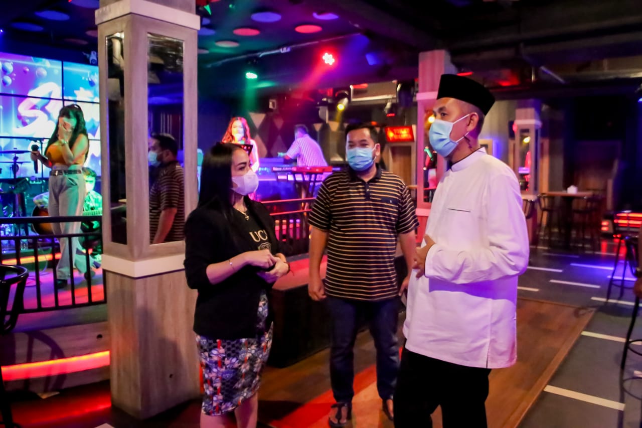 Wako Paisal Pimpin Sidak Tempat Hiburan Malam di Dumai