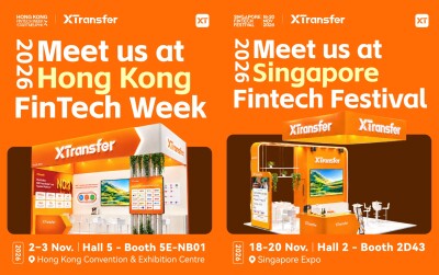 XTransfer Returns to Hong Kong FinTech Week and Singapore FinTech Festival for Third Consecutive Year