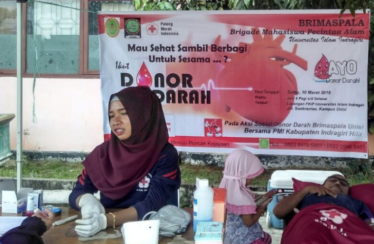 Mahasiswa UNISI Selenggarakan Aksi Donor Darah Sukarela