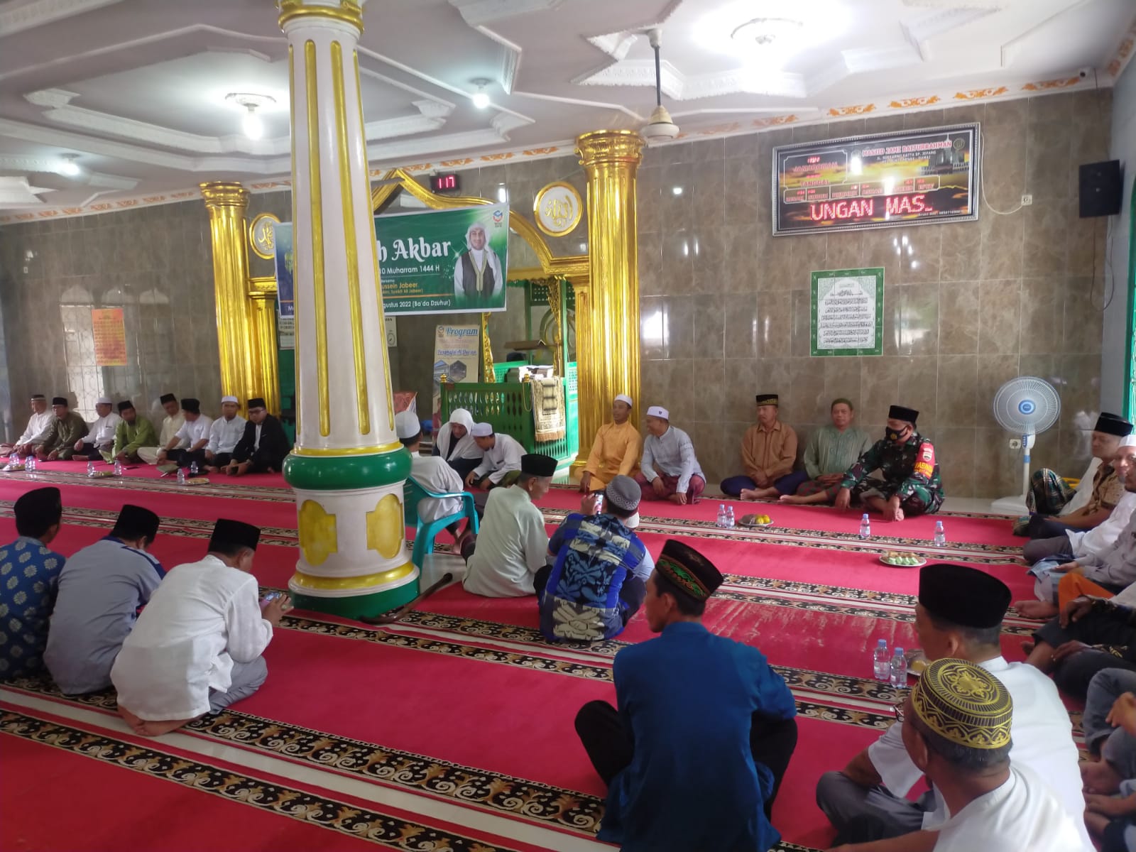 Babinsa Koramil 02 Ikuti Kegiatan Tabligh Akbar Sempena Memperingati 10 Muharram