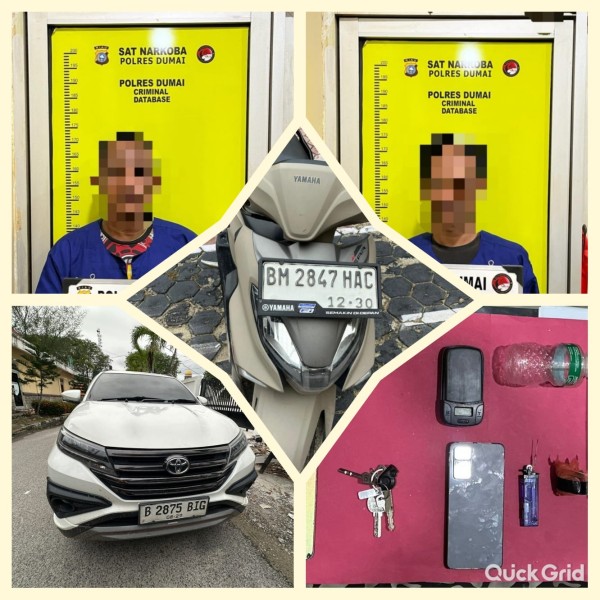 Tangkap Dua Orang Pelaku Narkoba, 36,83  Gram Sabu Turut Di Sita Sebagai Barang Bukti