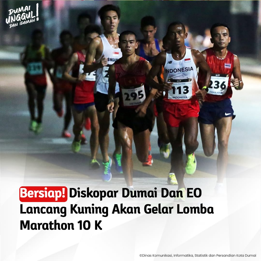 Bersiap! Diskopar Dumai Dan EO Lancang Kuning Akan Gelar Lomba Marathon 10 K