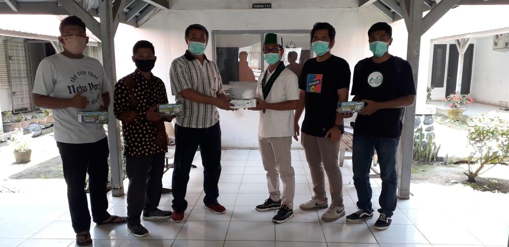 HMI Cabang Padangsidimpuan Serahkan Masker N95 ke RSUD Kota Padangsidimpuan
