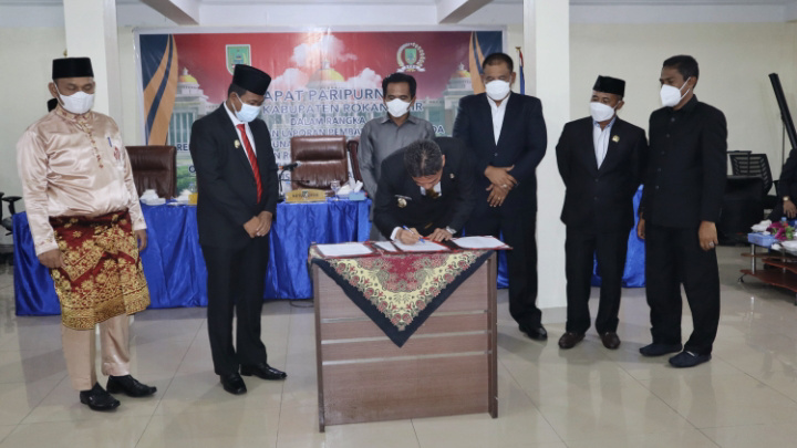 DPRD Setujui Ranperda RPJMD Kabupaten Rokan Hilir 2021-2026