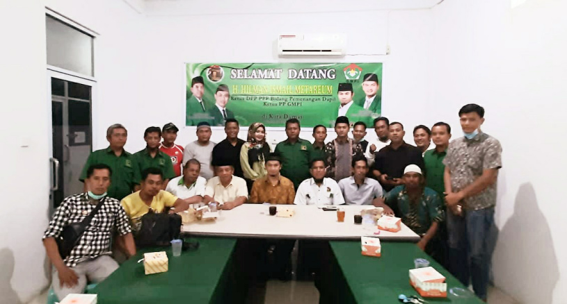 Silaturahmi Ketua DPP Partai Persatuan Pembangunan dan Penyerahan SK PC GMPI Dumai