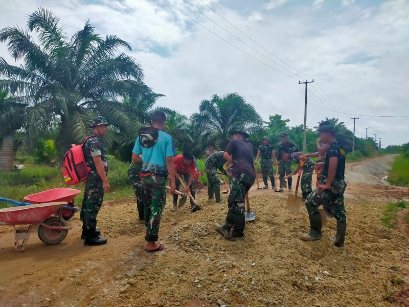 TMMD ke 117, Pekerjaan Pada Sasaran Pertama Terus Dilakukan