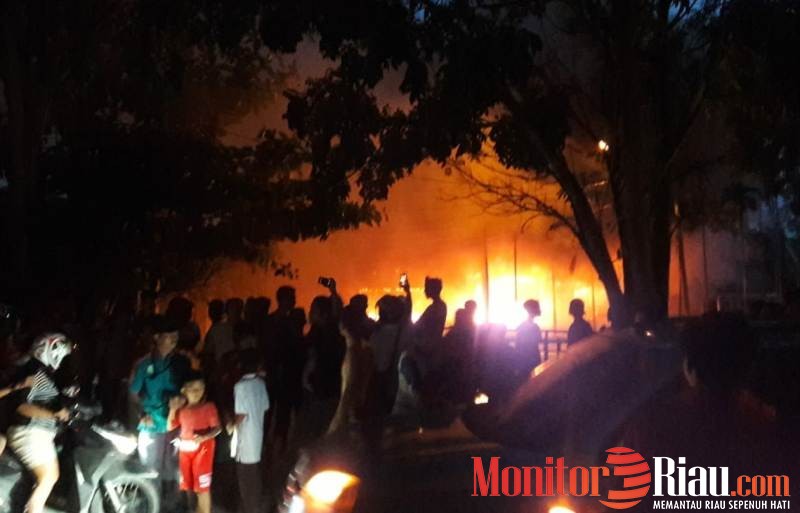 Kantor BNN Kota Dumai Ludes Terbakar